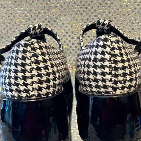 Steve Madden Houndstooth Mary Jane Shoes Size 4 - Picture 8 of 10